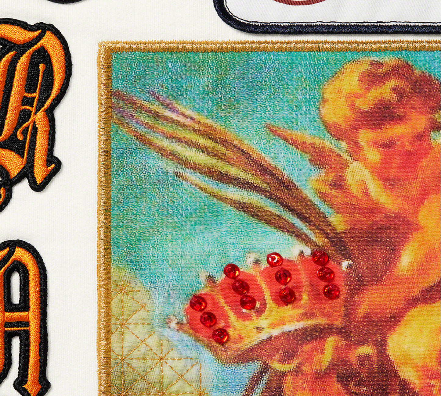 Supreme Patches Spiral Hoodie