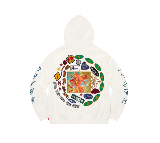 Supreme Patches Spiral Hoodie